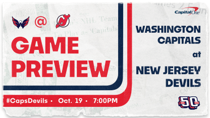 Caps Take to Road to Face Devils