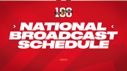 RELEASE: Blackhawks Announce 2025-26 National TV Schedule