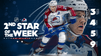 MacKinnon Second Star of the Week