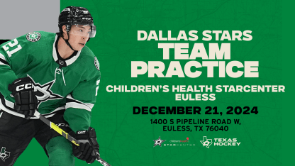 Dallas Stars Team Practice - StarCenter Euless