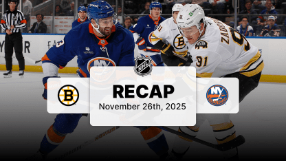 Sestřih: NYI-BOS 1:3