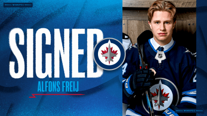 Jets sign Freij to a three-year, entry-level contract