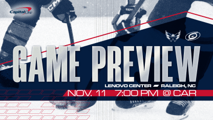 Caps Clash with Canes in Carolina