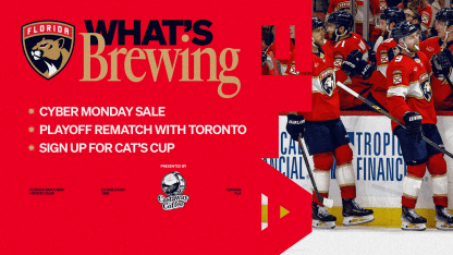 What’s Brewing: Playoff rematch with Toronto; Sign up for Cat’s Cup