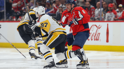 Caps' Skid Hits Four in 4-1 Loss to Pens