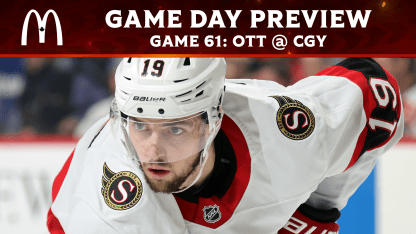 Sens head to Calgary for final game before deadline