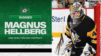 Dallas Stars sign goaltender Magnus Hellberg to a one-year, two-way contract 081324