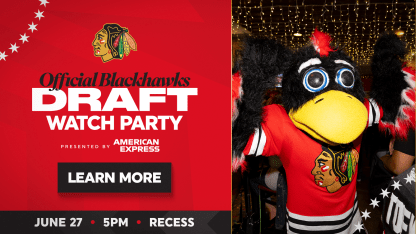 RELEASE: Blackhawks to Host Official Draft Watch Party at Recess Chicago