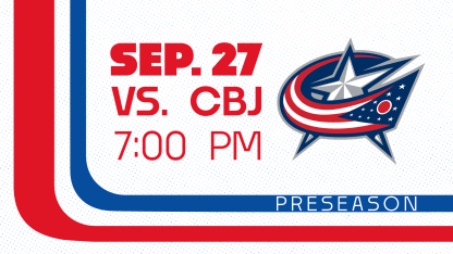 September 27 vs. CBJ