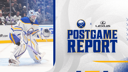 postgame report buffalo sabres los angeles kings recap highlights