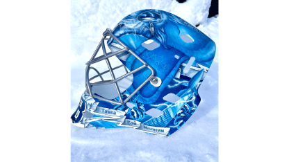 Photos: Andrei Vasilevskiy's 2026 NHL Stadium Series Mask