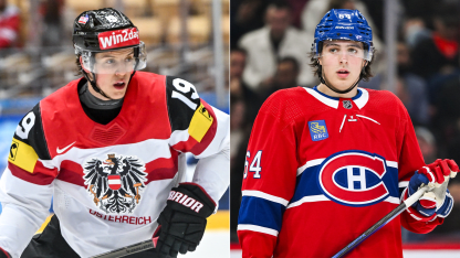 David Reinbacher und Vinzenz Rohrer auf dem Sprung