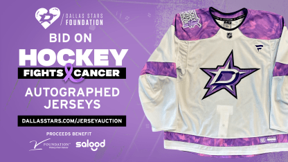 Hockey Fights Cancer Jersey Auction