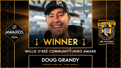 Doug Grandy named Canadian winner of 2026 Willie O’Ree Community Hero Award