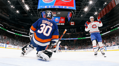 MTL@NYI: Bolduc scores goal against Ilya Sorokin