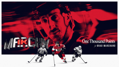 Marchand Records 1,000th NHL Point