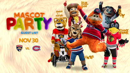 Canadiens unveil guest list for Youppi!’s Mascot Party