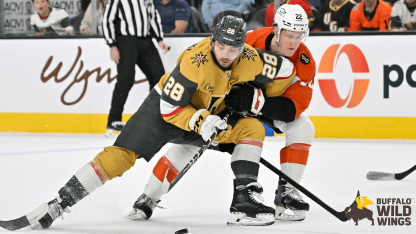 Golden Knights Fall, 2-1, Against Flyers 