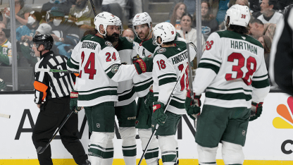 MIN@SJS: Foligno scores goal against Yaroslav Askarov