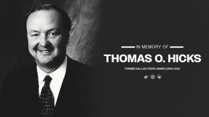 Dallas Stars statement on the passing of former team owner Thomas O. Hicks 120725