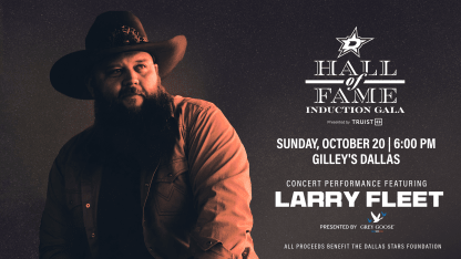 Larry Fleet to Headline Dallas Stars Hall of Fame Induction Gala Presented by Truist and Concert Celebration Presented by Grey Goose 090424