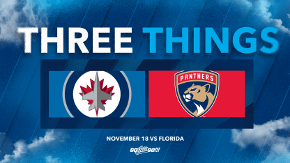 Three things - Scheifele hat trick leads Jets past Panthers