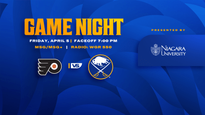 buffalo sabres vs philadelphia flyers game night april 5 2024 how to watch players to watch 