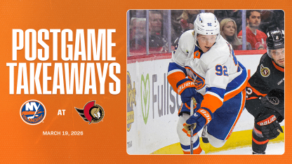 Takeaways: Islanders Suffer Last-Second Loss to Senators
