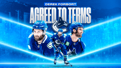 CANUCKS AGREE TO TERMS WITH DEFENCEMAN DEREK FORBORT ON A ONE-YEAR CONTRACT 