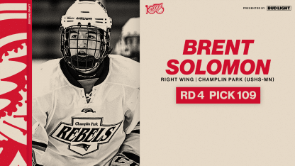 DET Brent Solomon Draft Card 2025