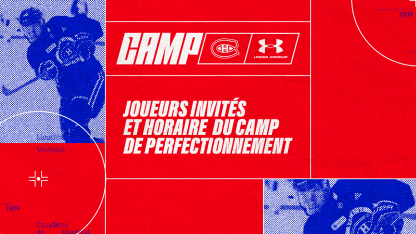 Les Canadiens tiendront leur camp de perfectionnement du 1er au 3 juillet