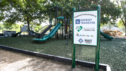 Dallas Stars Foundation, Energy Transfer debuts new playground at Owenwood Farm & Neighbor Space 073124