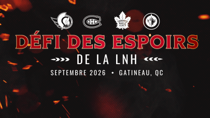 Les Sénateurs d’Ottawa accueilleront le Face-à-face des espoirs de la LNH en septembre