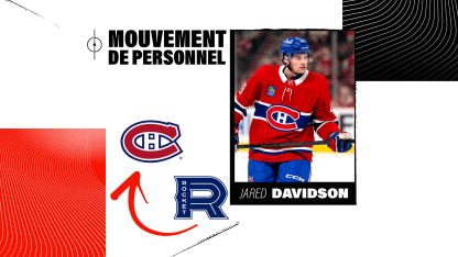 Jared Davidson rappelé du Rocket de Laval 