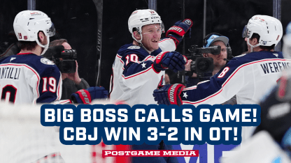 BIG BOSS SCORES BIG OT GOAL IN UTAH!| Postgame Media