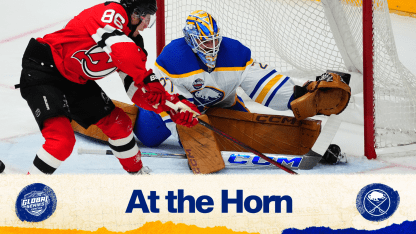 at the horn game recap buffalo sabres new jersey devils october 5 2024 prague czechia