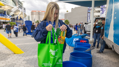 Tampa Bay Lightning, Mosaic celebrate 13 years of Goals for Food program