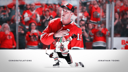 Congratulations Jonathan Toews