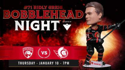 Florida Panthers @ Ottawa Senators