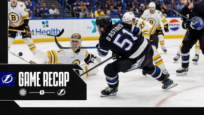 Recap: Tampa Bay Lightning 3, Boston Bruins 1