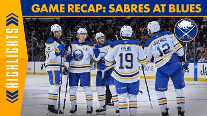 Game Recap: Sabres at Blues