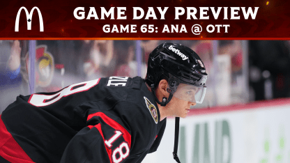 Sens set for matinee with Ducks