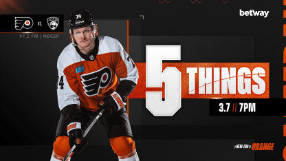 5 Things: Flyers @ Panthers