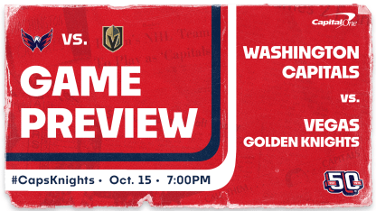 Caps Continue Homestand vs. Vegas