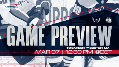 Caps Clash with Bruins in Boston