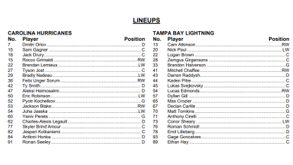 9.23.24 Lineups