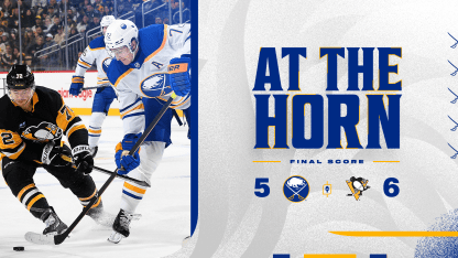 at the horn game recap buffalo sabres pittsburgh penguins october 16 2024