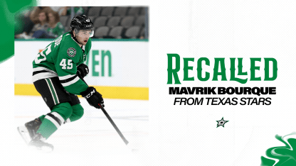Dallas Stars recall forward Mavrik Bourque from Texas Stars 040524