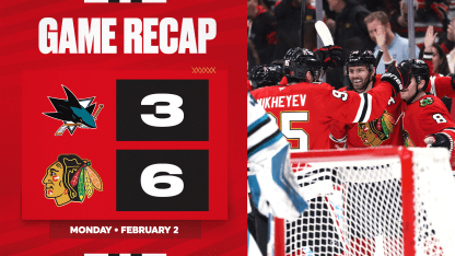 Game Highlights | Blackhawks vs. Sharks