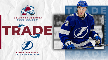 Avalanche Acquires Ross Colton from Lightning